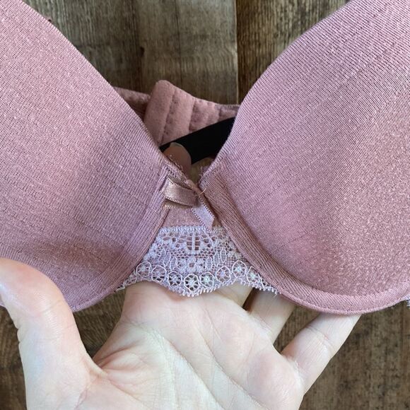 Adore Me Lace Trim Bra - Picture 2 of 4